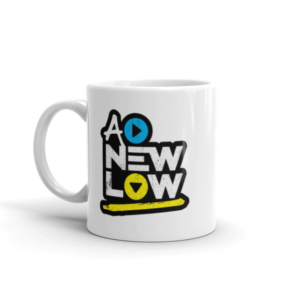 A New Low Dark Logo Mug - Image 2